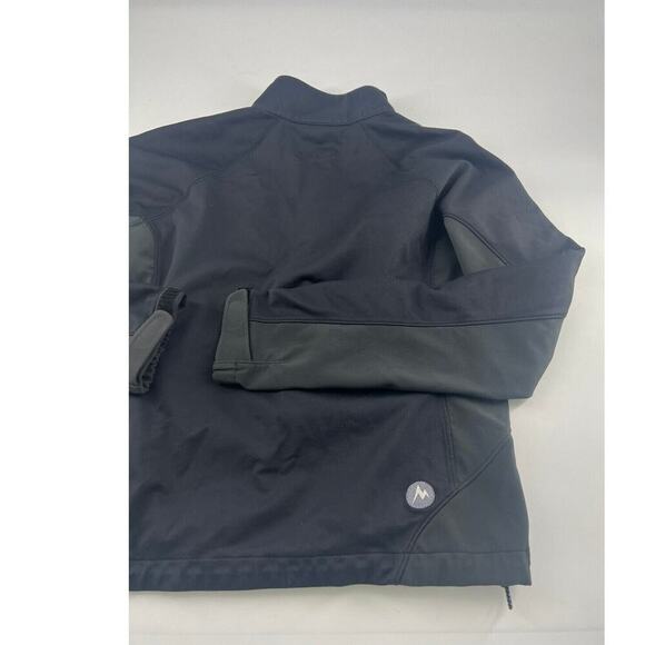 Marmot Jacket Women Medium Black Full Zip Sweatshirt Outdoor Running Lightweight - Picture 6 of 10